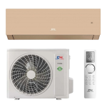 Aparat de aer condiționat Cooper & Hunter Majesty CH-S12FTXAM (SC / GD), 3.5 kW, 12.000 BTU, 230V,(Varianta Culoare Auriu)