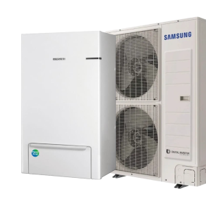 Pompă de căldură aer-apă Samsung EHS Split 12 kW trifazată (AE160ANYDGH/EU + AE120AXEDGH/EU), clasă energetică A+++