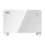 Ventiloconvector Cooper&Hunter alb 2.5kW/1.9kW incalzire/racire