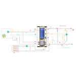 Boiler 200L si Puffer 100L 2in1