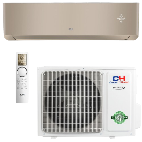 Aparat de aer condiționat tip split Cooper&Hunter Supreme Series 9000 BTU (2.7 kW, 220-240V) CH-S09FTXAM2S-GD (Varianta Culoare Auriu)