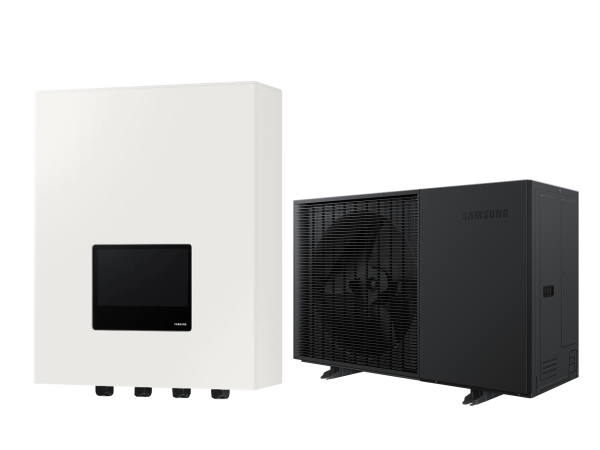 Pompă de căldură hibridă Samsung EHS Quint 12.5 kW Trifazată, Clasa A+++, Recuperare de Căldură, R32 (MIM-E03FN + AE125HCTPGS/EU)