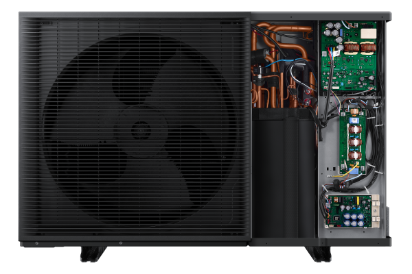 Pompă de Căldură Hibridă Aer-Apă și Aer-Aer Samsung EHS Quint 16 kW TRIFAZATĂ cu Boiler Integrat 200L (AE200DN*MPK/EU + AE160HCTPGS/EU), Clasa A+++, Recuperare de Căldură, R32