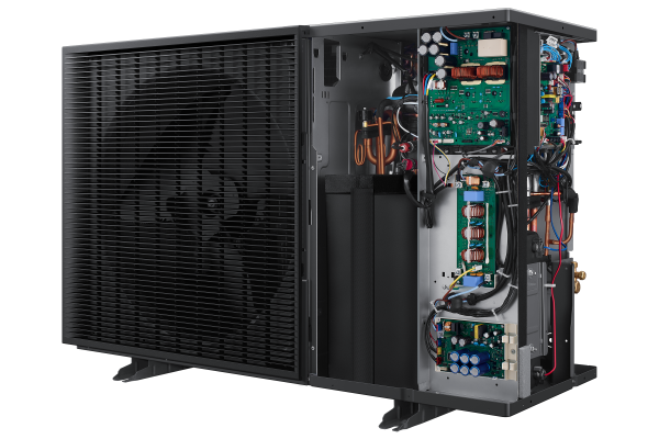 Pompă de căldură Aer-Apă Samsung EHS Quint 12.5 kW cu Boiler Integrat 200L (AE200DN*MPK/EU + AE125HCTPES/EU), Clasa A+++, R32